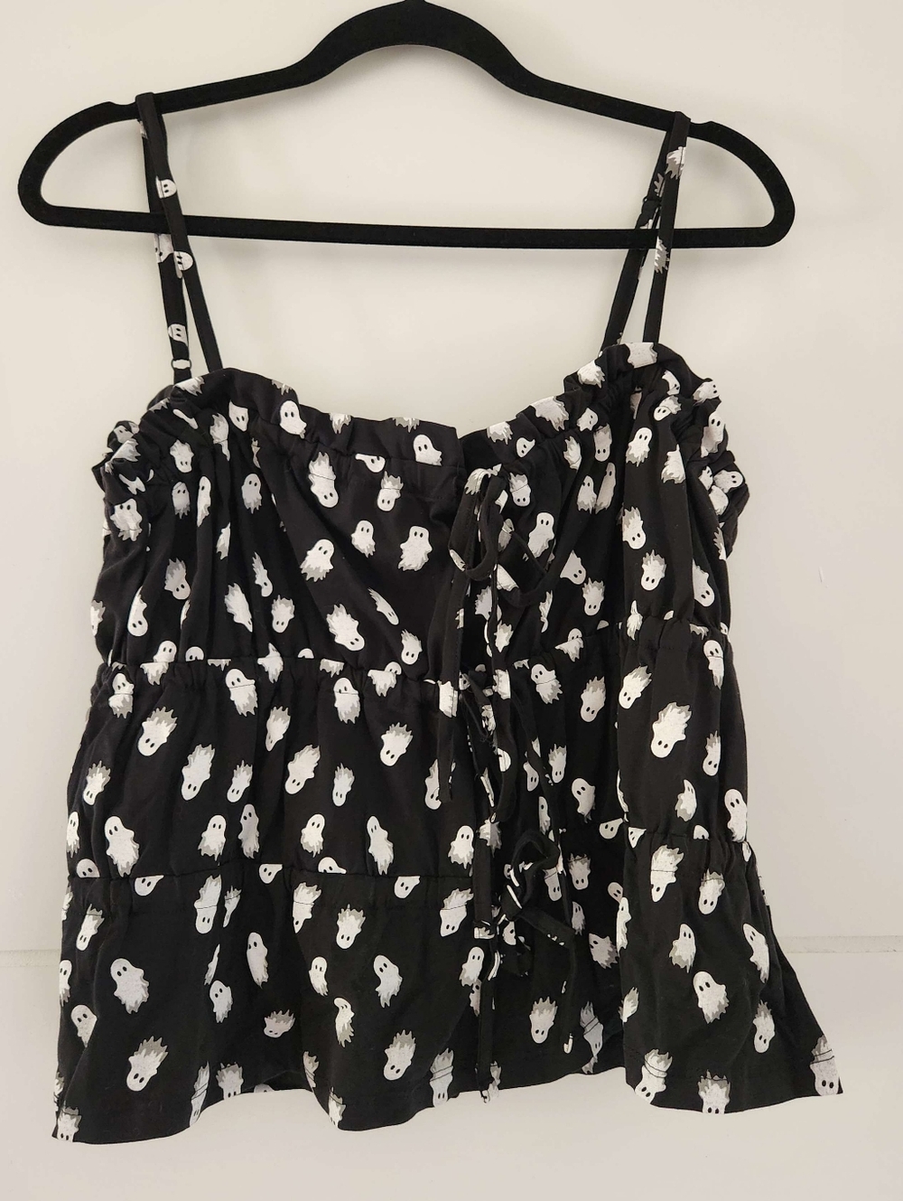 Thorn And Fable Ghost Ruched Babydoll Cami